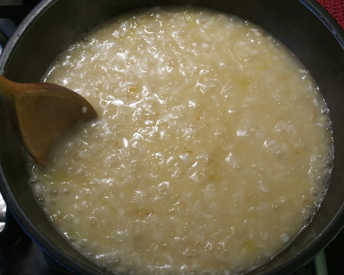 Ризотто с грушей и горгонзолой