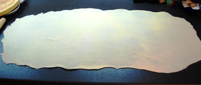 Постный яблочный рулет (українські страви)