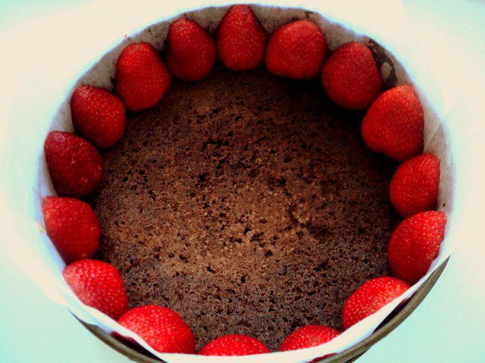 Торт «Клубника в шоколаде»