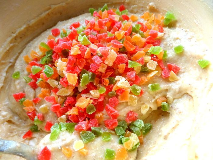 Хрустящие вафли с цукатами