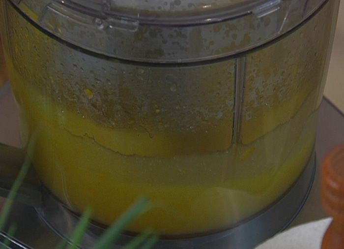 Апельсиновый кекс с орехами и медом 