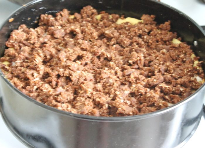 Шоколадно-кокосовый тарт