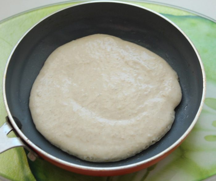 Овсяные панкейки с яблочным топпингом