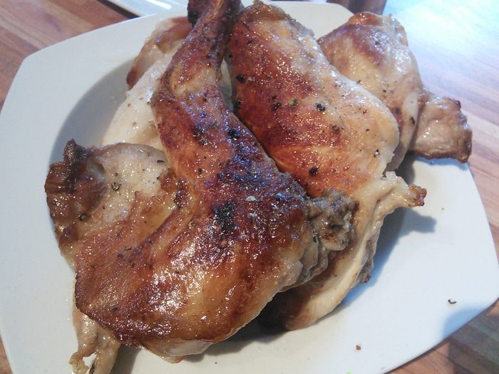 Кролик в шафрановом соусе