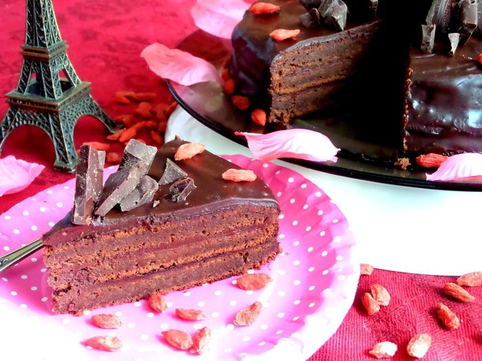 Торт &amp;quot;Шоколадный мусс&amp;quot; (без муки)