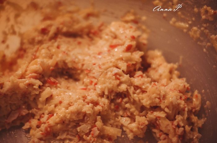 Котлетки из крабовых палочек с сыром