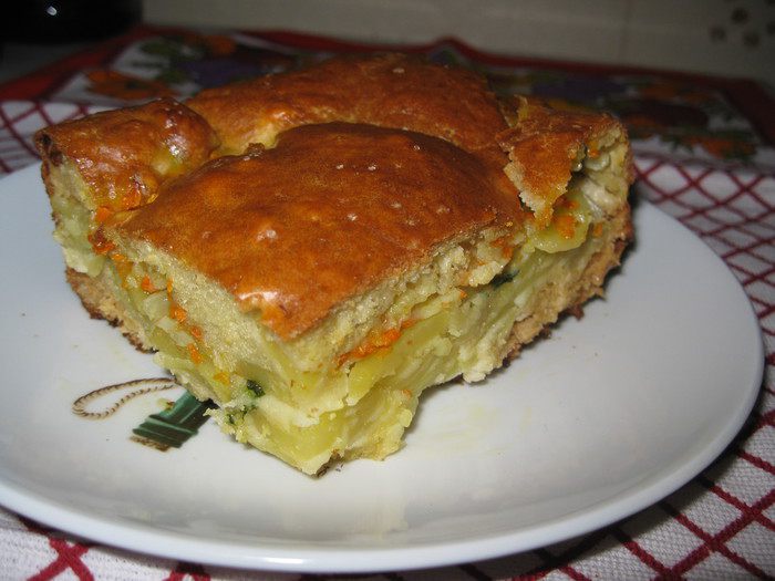 Домашний картофельный пирог