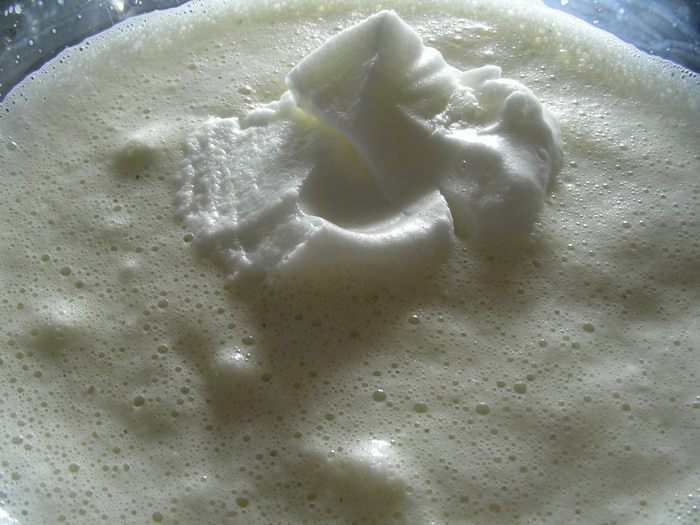 Легкий мятно-лимонный мусс-желе