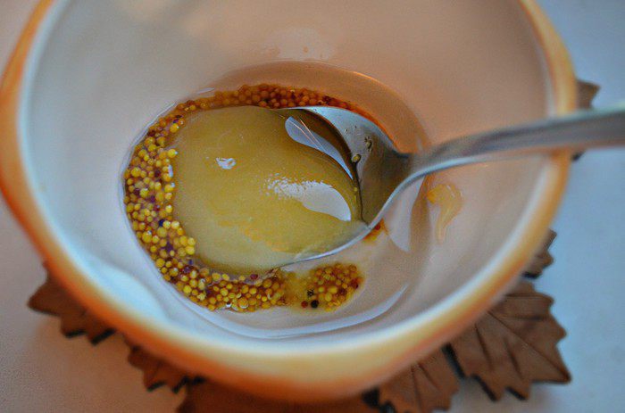 Филе индейки, фаршированное ежевикой и яблоками