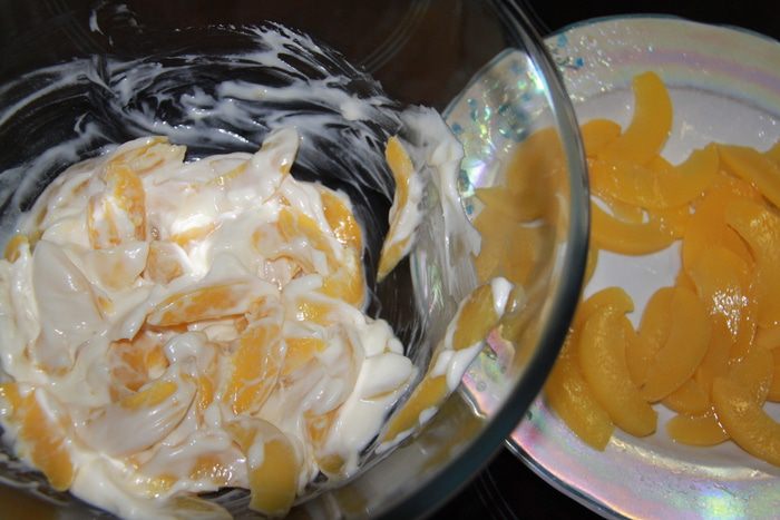 Персиковый тирамису