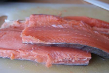 Лососевый крамбл