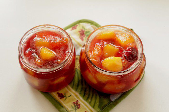 Варенье с нектарином, сливой и абрикосами