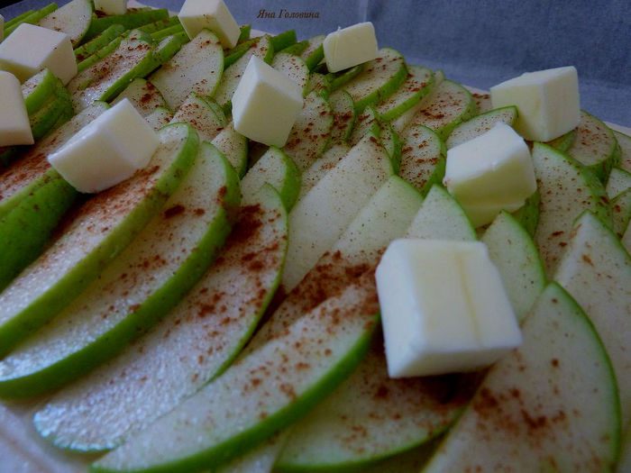 Деревенский яблочный тарт