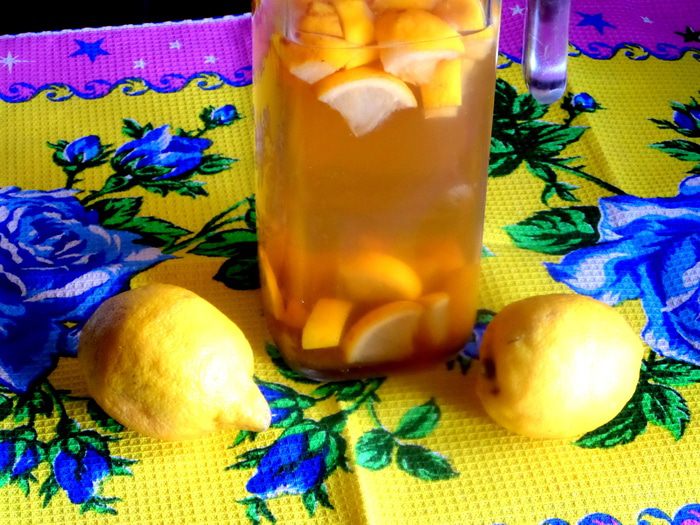 Лимонад из зеленого чая