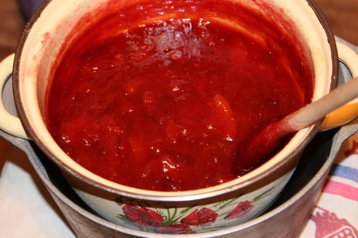 Конфитюр абрикосово-сливовый