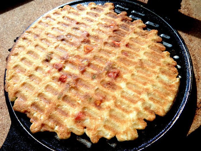 Хрустящие вафли с цукатами