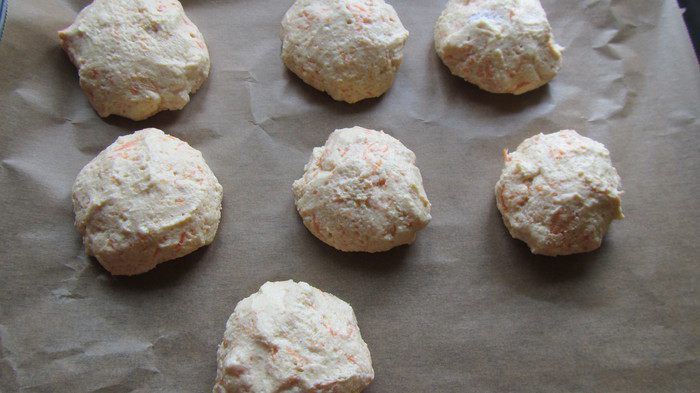 Запеченные морковные сырники на белках