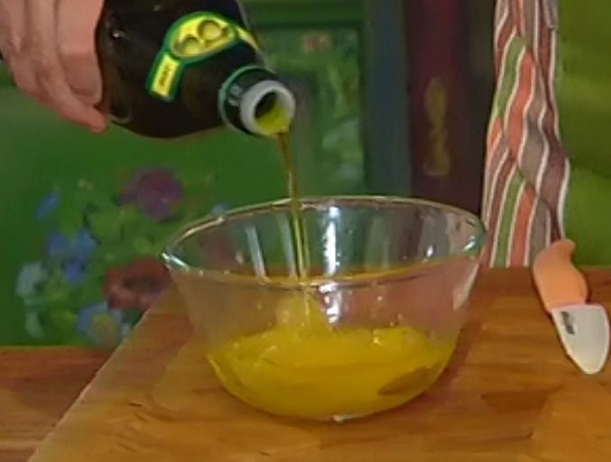 Салат из сельди и свеклы с апельсиновой заправкой 