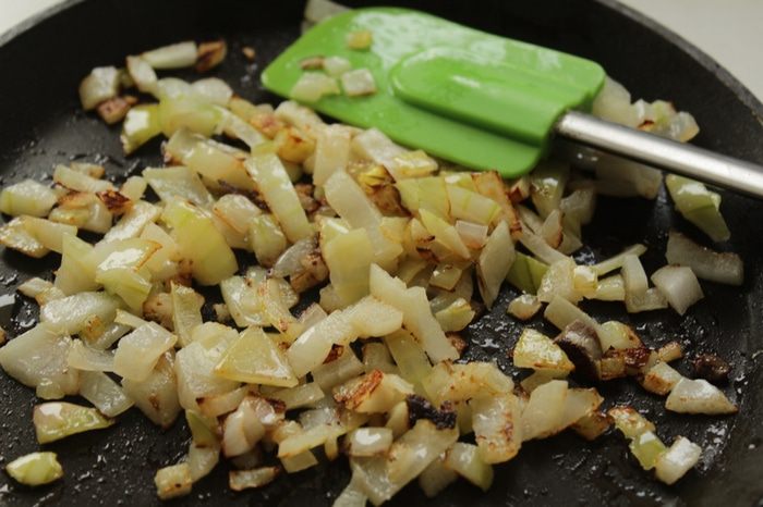  Пирог с печенью и вяленой клюквой