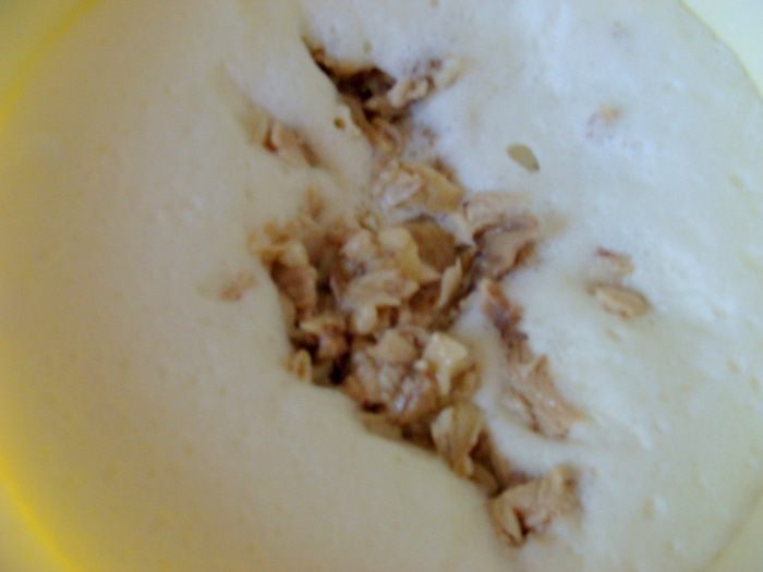 Закусочный сырно-сливочный торт с курицей