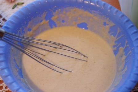 Гречневые мини-блины с грибами