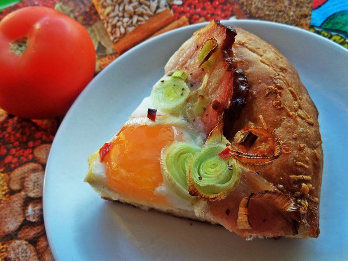 Лепешка с &amp;quot;глазуньей&amp;quot;