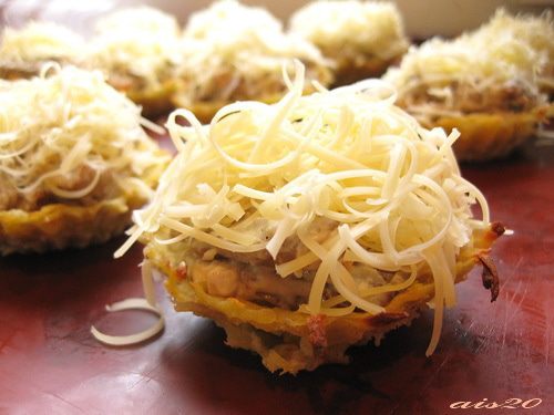 Жюльен в картофельных кокотницах