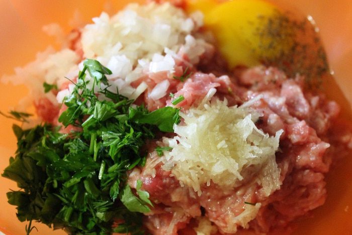 Котлеты с начинкой