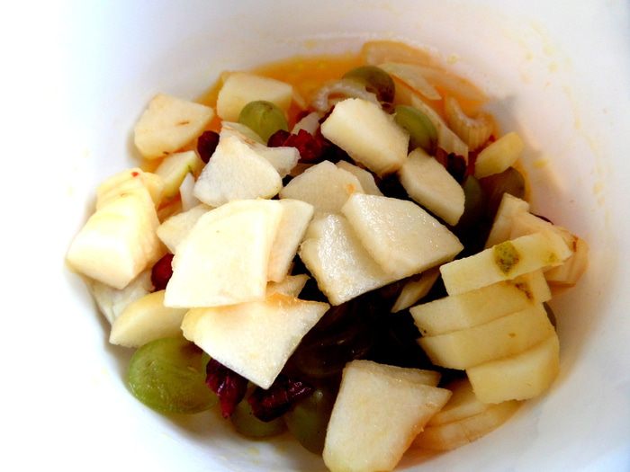 Пикантный фруктово-ягодный салат (для Сабины)