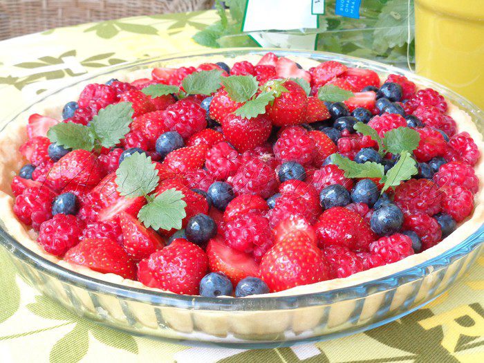 Ягодный тарт с ванильным заварным кремом &amp;quot;Прощай, лето!&amp;quot;