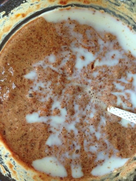 Печеночный торт с яблочным кремом