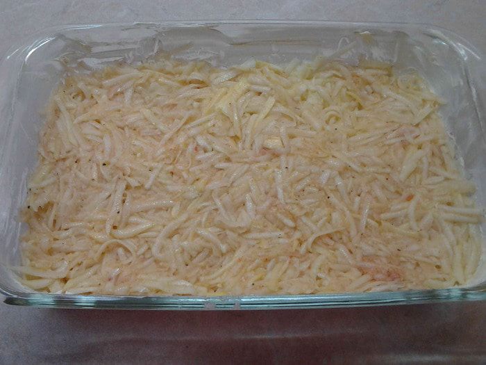 Кабачково-картофельная запеканка