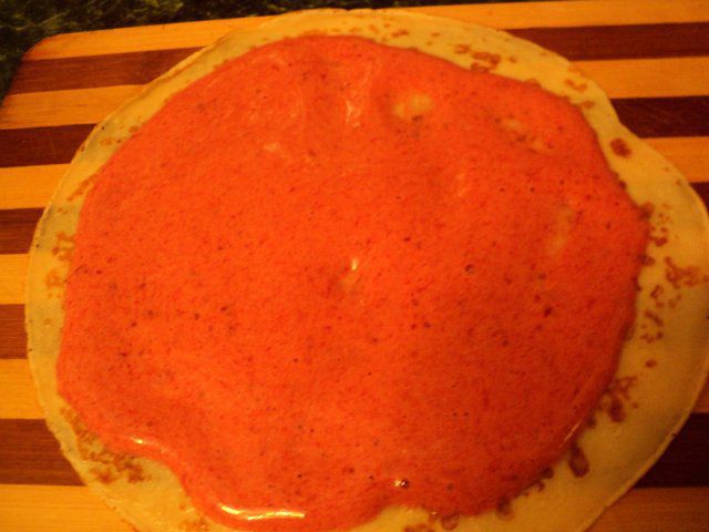 Блинчики с ягодным суфле.