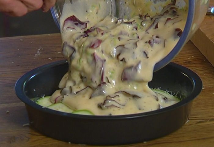 Итальянский пирог с кабачками 