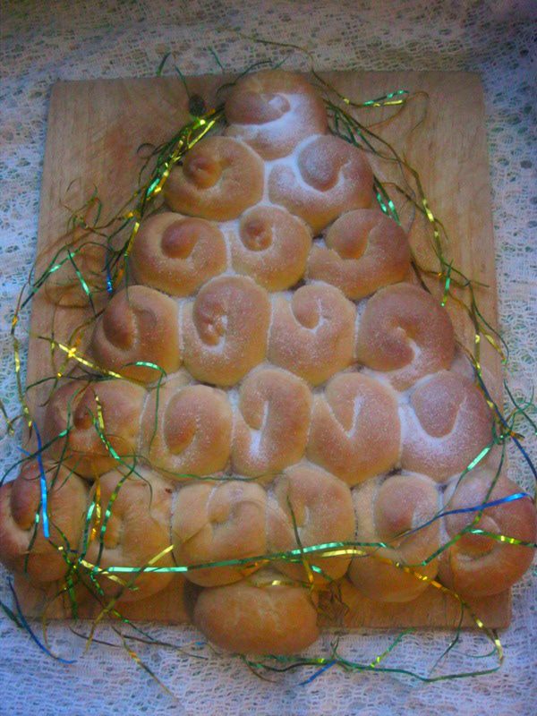 Дрожжевой пирог &amp;quot;Гламурная овечка&amp;quot;