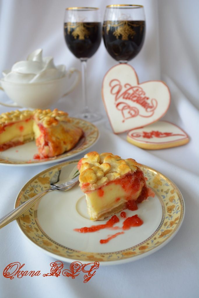 Камамбер с клубничным джемом