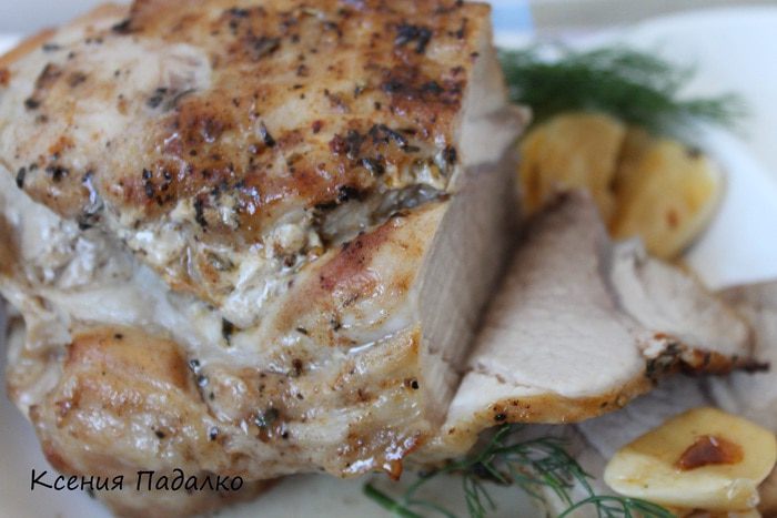 Буженина, запеченная в рукаве