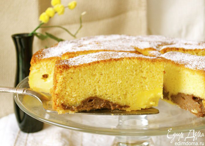 Торт &amp;quot;НУА&amp;quot; с рикоттой и нектаринами