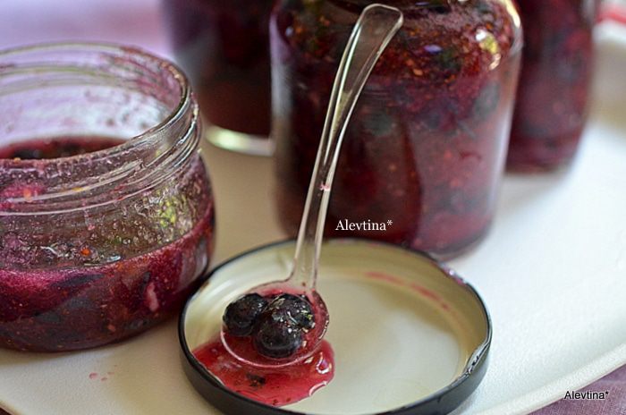 Джем черничный из морозилки