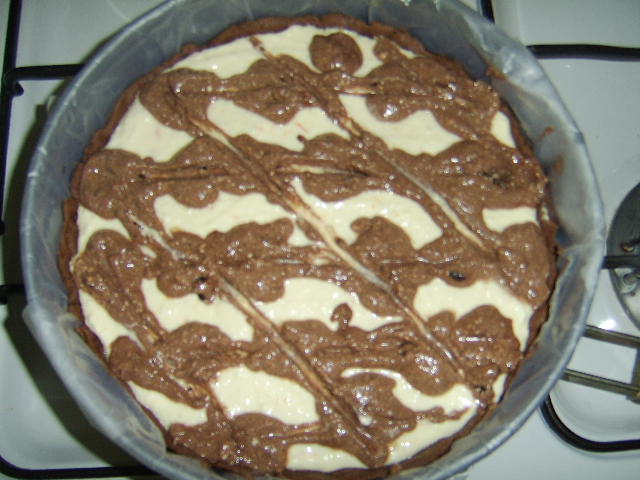 Чизкейк апельсиново-шоколадный