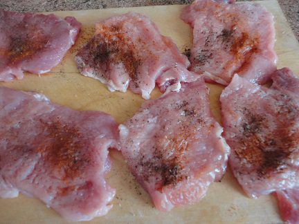 Филе из свинины с карри