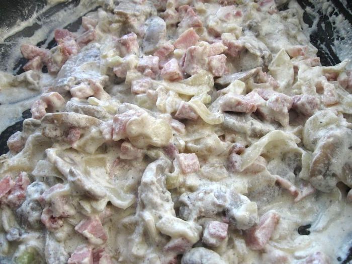 Кабачки, фаршированные грибами 