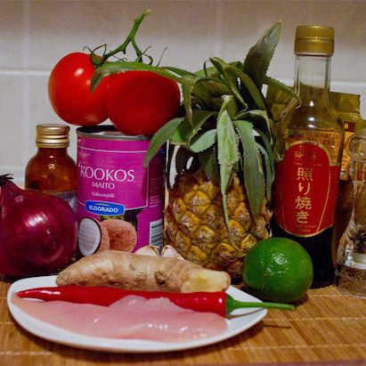 Экзотический азиатский суп