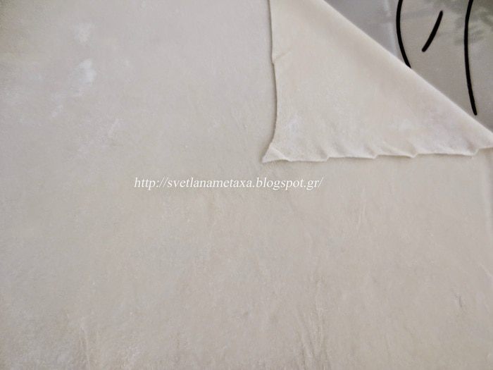 Пирог из теста фило с медово-ореховой начинкой