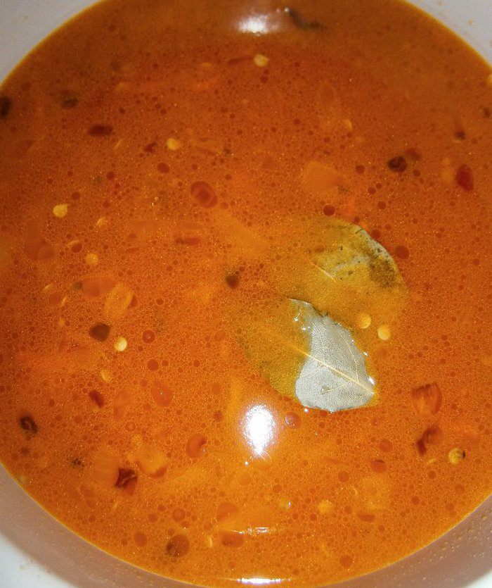 Суп с фаршем, рисом и имбирем