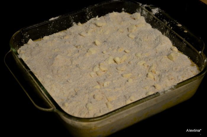 Кекс кофейный с голубикой