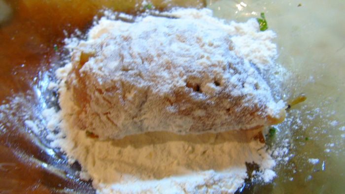 Фаршированные грудки в картофельной шубе