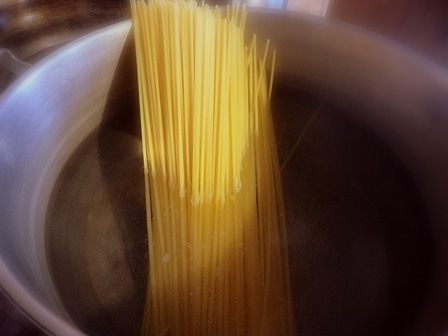 Спагетти в стиле трапанезе