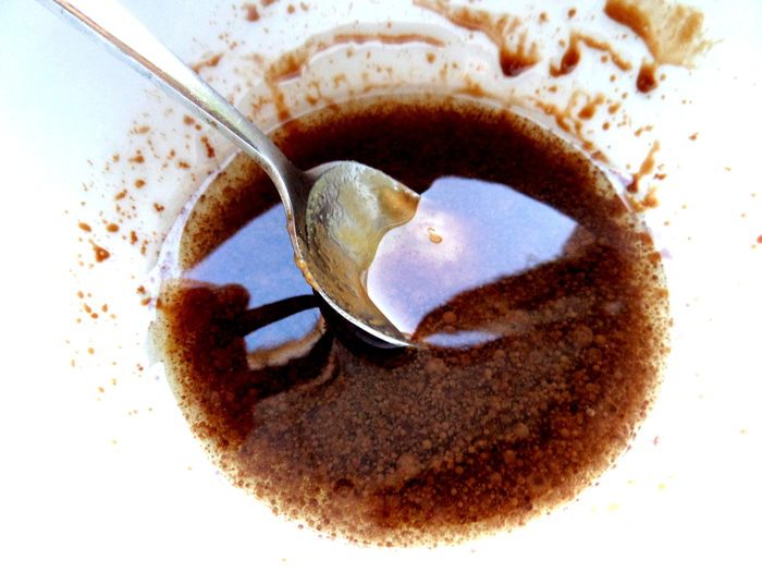 Постный салат из чечевицы