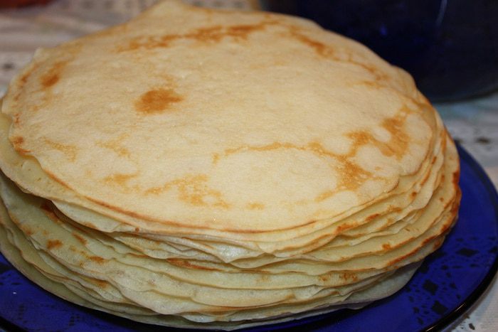 Блинчики фламбе